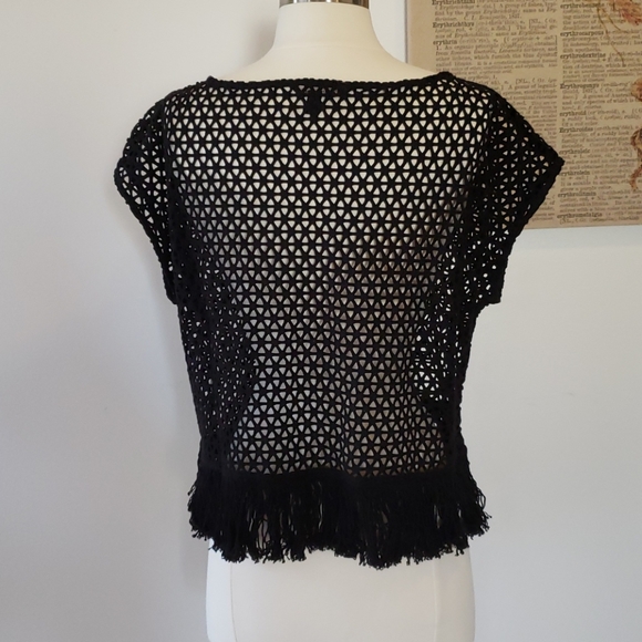 Banana Republic Wheel of Fortune Fringe Top, S - Picture 3 of 5